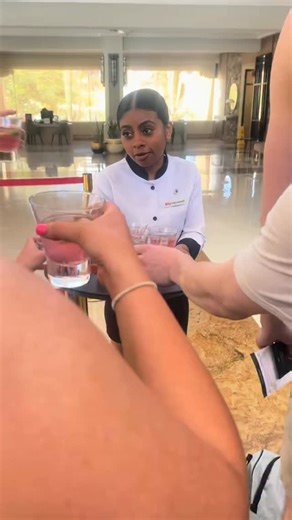 Jade Wells🤍 on Instagram: "Our first interaction in our all inclusive resort 🤣 #allinclusive #riuparty #funny #vacation #noalcohol"