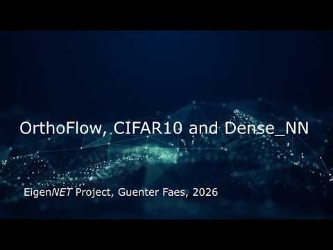 OrthoFlow, CIFAR10 and Dense_NN