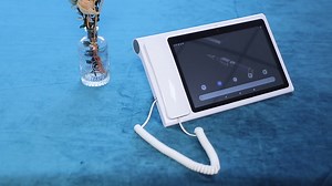 10 inch Video Desk Phone with Handset GSM RJ11 RJ45 Desktop with PSTN Landline Android Video Telephone