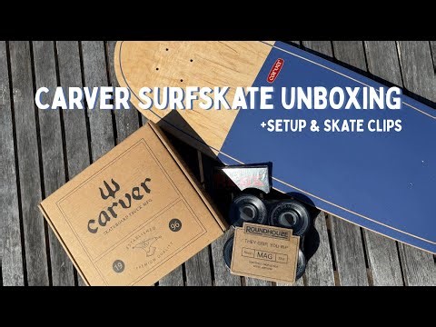 Unboxing & Setting Up My New Carver Skateboard!