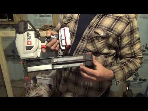 Porter Cable 20 Volt Finish Nailer, How To Load Nails