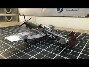 Building Academy P-51D Mustang and Using Alclad Metal Paints