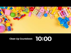 10 Minute Clean Up Timer | Primary School Music + End Chime