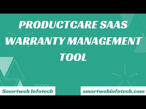 ProductCare SaaS - Warranty Management Tool