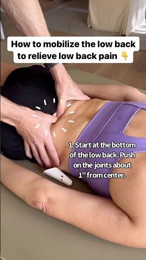 Lumbar Facet Joint Mobilization