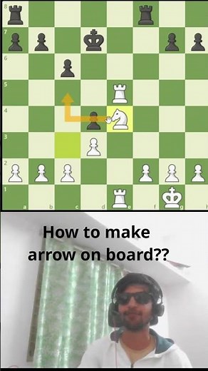 How to make Arrows on chess.com #chess #streamer #chessstream