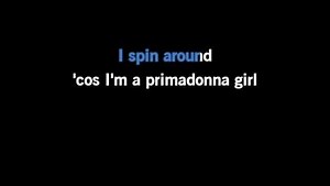 Karaoke Primadonna - Marina - CDG, MP4, KFN - Karaoke Version