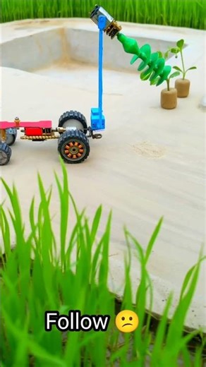 Soil digging machine#tractor