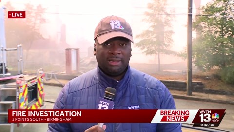 LIVE UPDATES: Crews battle massive fire that displaced nearly 20 people in Birmingham, Alabama