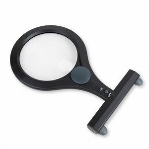Carson LumiCraft Magnifying Glass with Light, Handsfree 2x Magnifier with 4x Spot Lens & Neck Cord (LC-15)