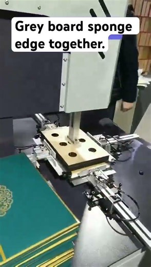 Frame machine: gray board sponge is wrapped together, and the effect is also very good.