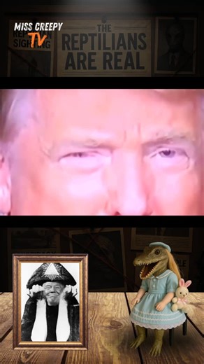 MISS CREEPY TV on Instagram: "They’re not humans running the world… just excellent imitators. 🐍👁️ #ReptilianAgenda #HiddenTruth #WakeUpHumans #TheyLiveWeSleep #OpenYourEyes #EliteDeception #BehindTheMask #TruthSeeker #IlluminatiExposed #MatrixReality #FakeHuman #ConspiracyFiles #OccultPower #ShadowControl #DeepStateTruth #EyeOpener #ReptilianEyes #HiddenInPlainSight #MissCreepyTV #QuestionEverything"