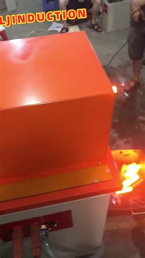 Chain Conveyor Feeding Induction Billet Forging Machine#BilletForging #inductionheating