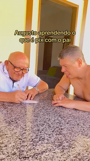 Augusto loves accompanying his father in his daily tasks. | Maria Luci Gomes Maia