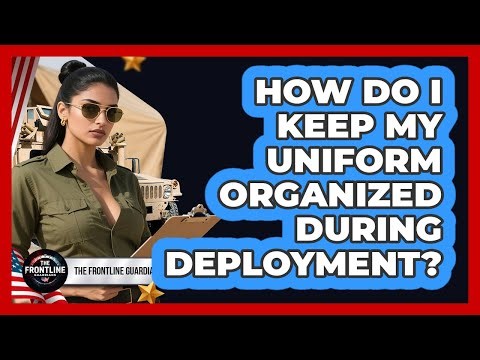 How Do I Keep My Uniform Organized During Deployment?
