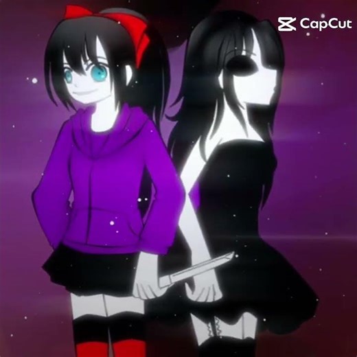 [Janina]Jane the killer x nina the killer (Creepypasta)🖤💜edit