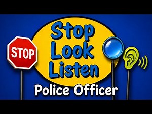 4 Schools | Stop Look Listen | Police Officer | 1995 | Original Broadcast VHS