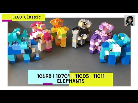 ELEPHANTS 🐘 Lego Classic 10698 | 10704 | 11005 | 11011 ideas How to build easy