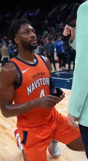 Unexpected Engagement on the Basketball Court #NBA #Shorts