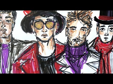 HOW TO DRAW A MAN - step-by-step process for sketching male faces