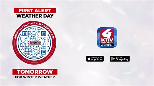 Tomorrow is a KTIV First Alert Weather Day, with the potential for snow showers in northern and eastern Siouxland combined with wind gusts of 40-50 mph. This could lead to spots of reduced visibility and travel issues in those areas. Stay safe and track approaching weather with the KTIV First Alert Weather App. Follow the link to download: https://www.ktiv.com/page/get-the-ktiv-weather-app/ | KTIV News 4