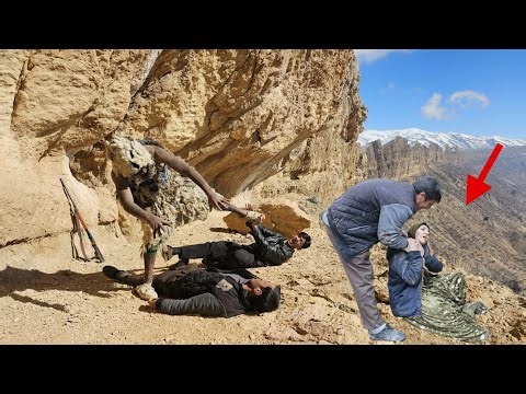 Breathtaking moments: Hussein saves Sohrab from the clutches of a wild caveman