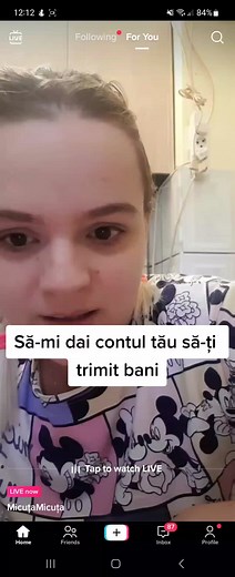 Sending Money to Your Account