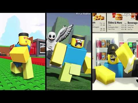 Roblox - When Noob solves the hunger problem PT3 💀 | Roblox Mix
