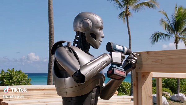🤖 “It’ll be a while before I can actually do this!” You want an AI-proof career? Become a union carpenter in Hawai‘i! 🛠️🌺 Real skills. Good pay. Lifetime benefits. Who else is team human union? Drop your trade below 👇 #UnionCarpenter #AIPoof #HawaiiConstruction #CarpenterLife #FYP