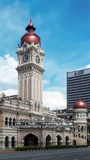 Banggunan yang diturukan bendera union jack suatu ketika dahulu #faktasejarah #faktadunia