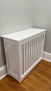 Custom Radiator Cover Install • • • #custom #handmade #radiatorcover #woodworking #diyremodeling #homedecor #homedesign #wooddesign #woodshop #woodworkingprojects #finewoodworking #process | Avwooddesigns