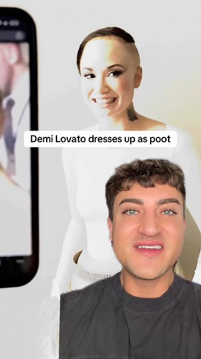 Demi Lovato brings her famous meme to life for Halloween #demilovato #poot | Sloan Hooks