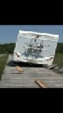 Boardwalk collapses, camper stuck in nature reserve for days