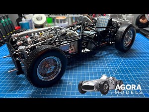 Build the 1:8 Scale Stirling Moss 1955 Mercedes W196R - Pack 10 - Making the Wheels Unedited (69-71)