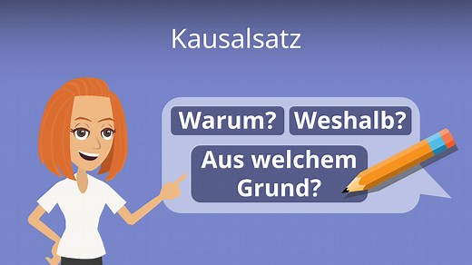 Kausalsatz • einfach erklärt