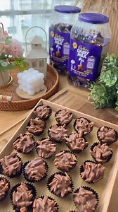 91K views · 1.6K reactions | Chocolate Almond Clusters By Fatihah Hanapi (vtt) ❤️ | Resepi Viral | Facebook