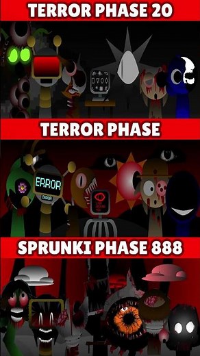 Incredibox Sprunki Terror Phase 20 VS Terror Phase VS Sprunki Phase 888 *MIX VERSION*