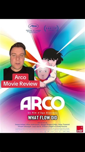 Arco Review, a colorful, hopeful animated film kids and adults alike can enjoy and learn from. Score: 8/10 #arco #arcomovie #neon #timetravel #arcoreview @NEON