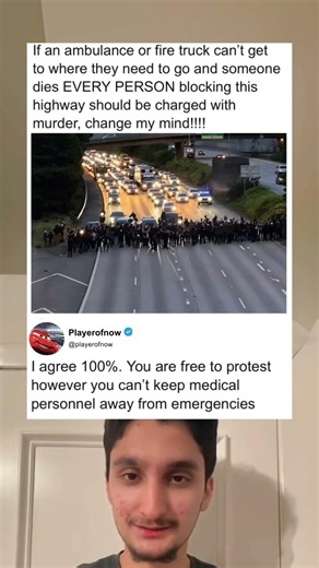 If an ambulance or fire truck can't get to where they need to go and someone dies EVERY PERSON