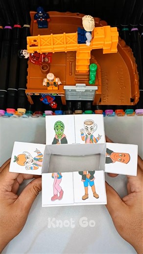 😱 Magic Emoji Cube DIY ✂️ Cute Paper Craft Surprise #shorts #diy #papercraft