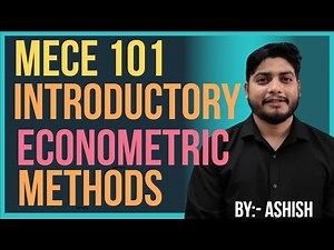 MECE-101 Last Day MARATHON 🔥 | Econometrics | 100% Exam-Oriented Topics | Important questions