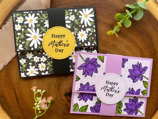 Pop-up Mother's Day Gift Card Holder | Floral Money Envelope | Handmade - Etsy