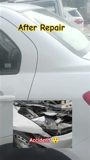 before and after Repair swift desire ❤️‍🩹 #carrepair #automobile #aviation #lessors