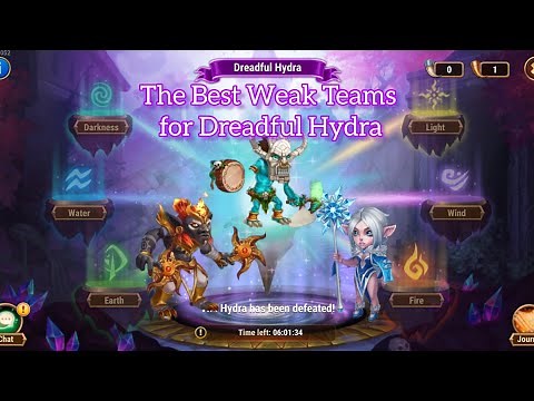 Dreadful hydra best teams strategy with low power
