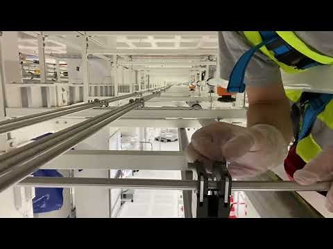 Polysoude - Precise Clean Room Automated Orbital Welding of UHP Tubes Up To The Ceiling