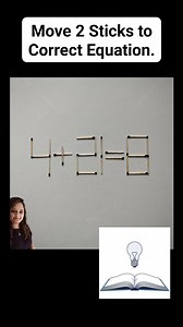 Can you crack this matchstick challenge? Think smart, move sharp! #puzzle #puzzles #puzzlechallenge #puzzletime #matchstick #matchstickpuzzle #mindgames #education #educational #EducationForAll #mathematics #maths #EducationalToys | Amee Kotadiya