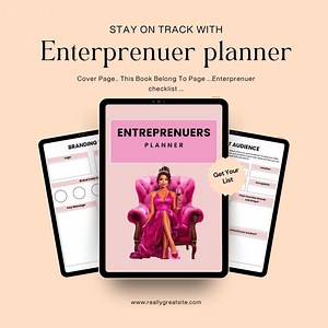 Entrepreneur Planner, Business & Productivity Planner for Founders, Creatives and Visionaries Plannerdownloadable Instant PDF - Etsy