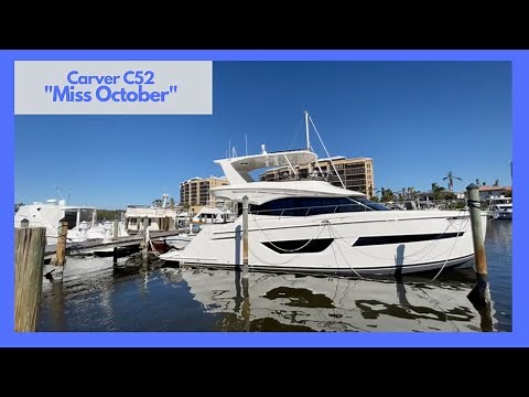 EP 50: Carver C52 Command Bridge Boat Tour [2020]