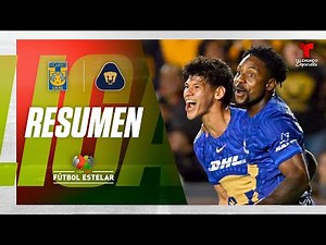 Tigres UANL vs. Pumas UNAM (ESP) | Highlights Liga MX Fútbol Estelar Jornada 2 | Telemundo Deportes
