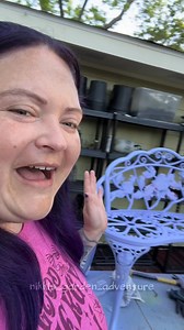 It’s crazy how a little paint can change something so much! Decided to paint this garden bench it was black and now it’s so colorful 😁 #diy #diyproject #gardenbench #gardendecor #bench #reveal | Nikki Adams